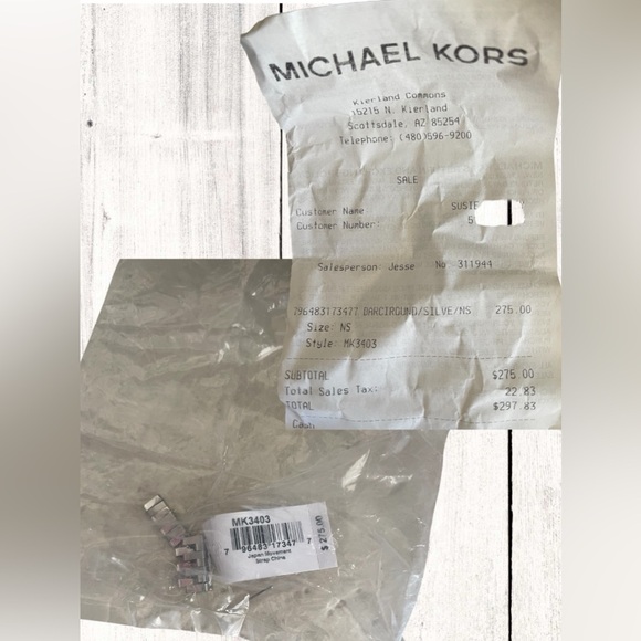 Michael Kors Women’s Silver and Turquoise Dial Face with Crystals Darci MK3403 - Picture 10 of 11